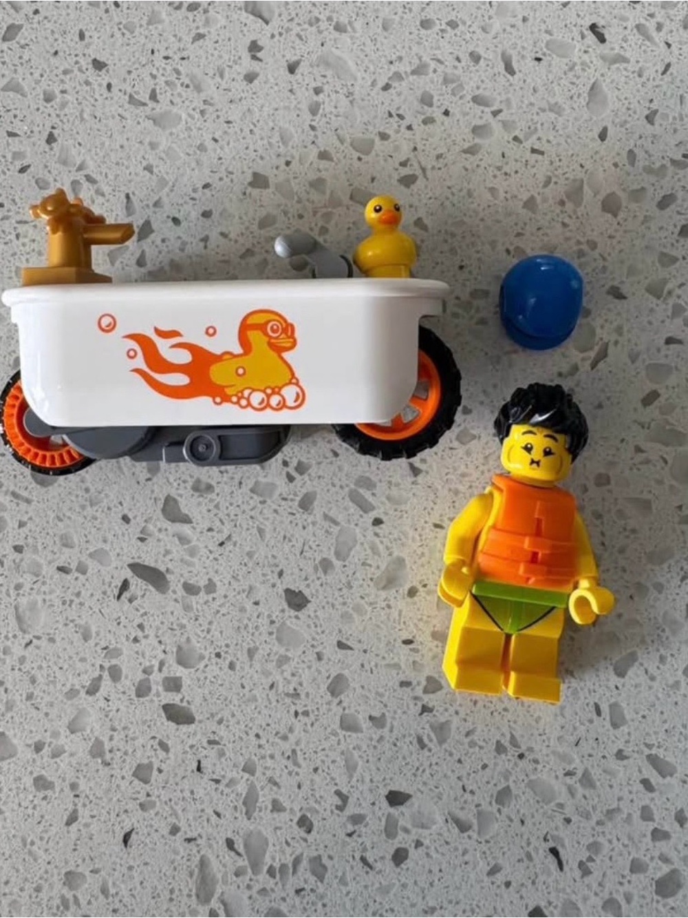 LEGO Rubber Duck Bathtub Racer Minifigure